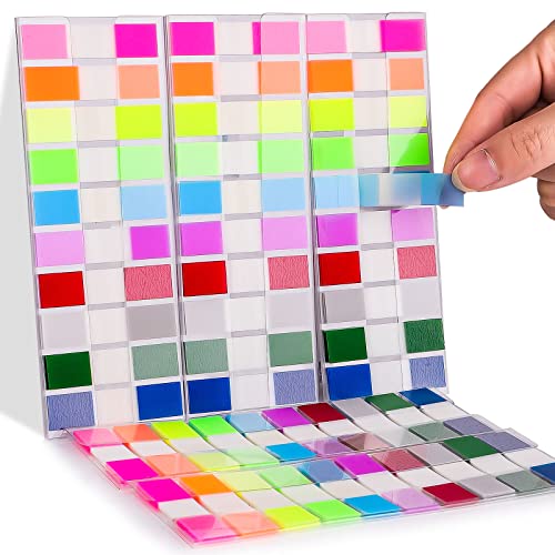 1000 Blätter Sticky Notes Transparent, Haftnotizen Klebezettel, Praktischen Book Tabs, Page Marker, Klein Klebezettel, Seitenmarker für Schreibwaren Aesthetic, Studieren, Büro Index Small Flags von Hoiny