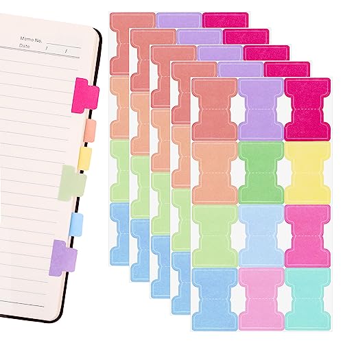 Haftmarker, Index Tabs Selbstklebend, Stabile Haftnotizen Tabs Pastell, Page Marker, Book Tabs, Annotating Supplies für Notizbücher Kalender Planer Bibelregister von Hoiny