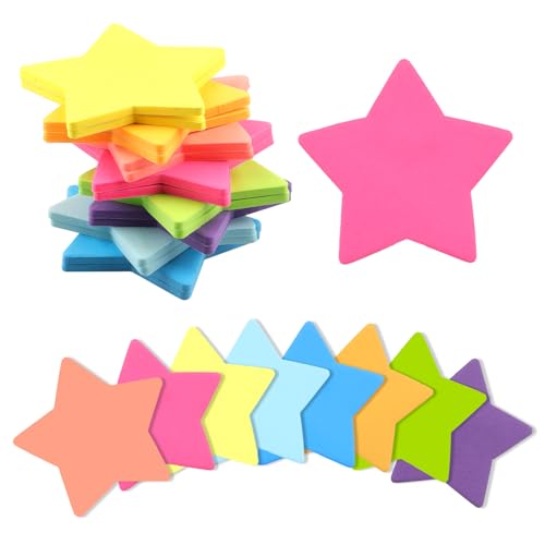 480 Blätter Sticky Notes, Haftnotizen Klebezettel, Pastell Haftnotizen Lustig, Notizblöcke Linierte Notizzettel, Stationery Aesthetic für Planer Erinnerung Büro Zuhause Schule Zubehör von Hoiny