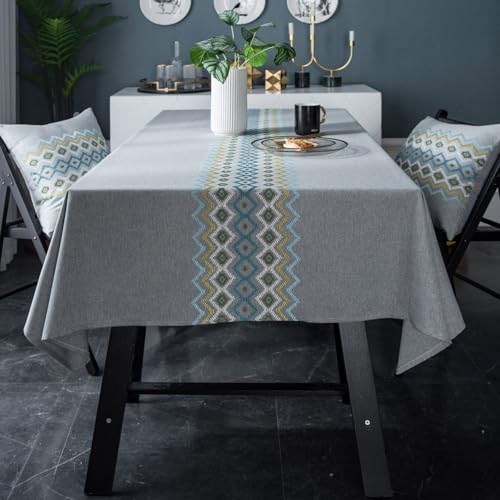Hoisy Leinen Tischdecke Abwaschbar Outdoor Tischdecke Boho Tischdecke 140x100 Rechteckig Waterproof Landhausstil Hoisy Leinen Tischdecke Abwaschbar Outdoor Tischdecke Boho Tischdecke 140x100 Rechteckig Waterproof Landhausstil von Hoisy