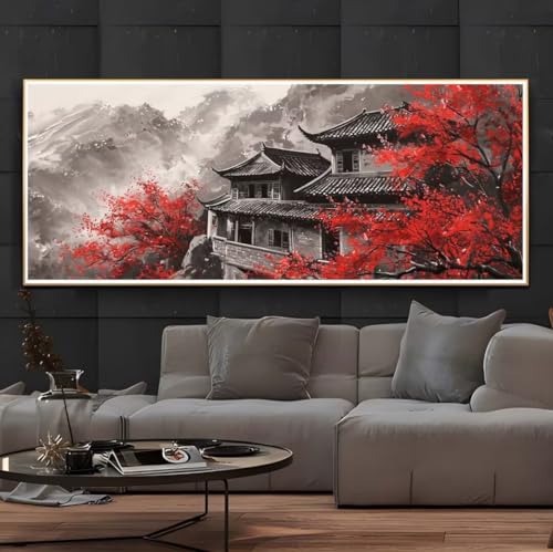 Diamond Painting Japan Landschaft Diamond Painting Erwachsene 5D Diamant Painting Bilder Erwachsene Kinder, DIY Diamond Painting Set Strass Stickerei Malerei für Home Wand Dekor Gifts 210x70cm -108BD Diamond Painting Japan Landschaft Diamond Painting Erwachsene 5D Diamant Painting Bilder Erwachsene Kinder, DIY Diamond Painting Set Strass Stickerei Malerei für Home Wand Dekor Gifts 210x70cm -108BD von Hojoomo