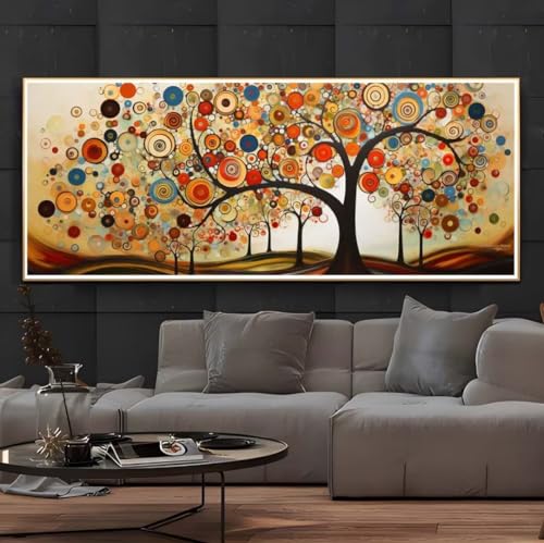 Diamond Painting Wunschbaum, Diamond Painting Groß xxl 80 X 40 cm, DIY Diamant Painting Bilder, 5D Diamond Painting Erwachsene, Daiments Painting Diamond-Painting Crafts, Haus Wand Dekoration -249FC von Hojoomo