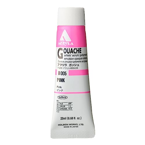 Holbein Acryla Gouache Pink (A) 20ml by Holbein Acryla Gouache von Holbein