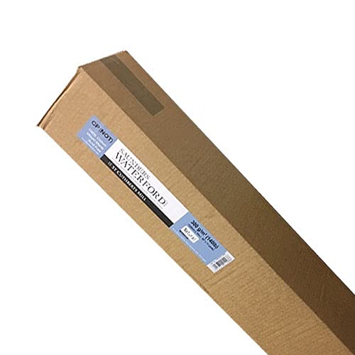 Saunders Waterford 1,524 (60 Zoll) x 10 m 300 g/m², feine weiße Körnung, Weiß von Holbein