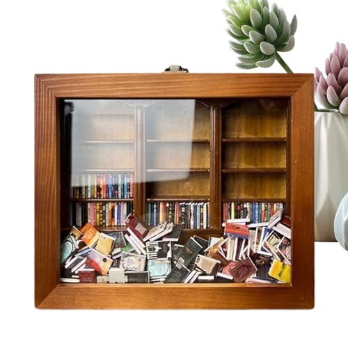 12 x 10 x 3 cm Buchecken-Set, kleines Bücherregal für kleine Bücher, handgefertigte Miniatur-Holz-Bücherboxen, Holz-Bücherregal zur Entspannung für Jungen, Mädchen, Kinder 12 x 10 x 3 cm Buchecken-Set, kleines Bücherregal für kleine Bücher, handgefertigte Miniatur-Holz-Bücherboxen, Holz-Bücherregal zur Entspannung für Jungen, Mädchen, Kinder von Holdes