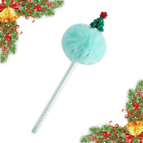 19 cm Weihnachtstintenroller – Cartoon-Kugelschreiber aus Plüsch mit Bommel | Weihnachtsstifte mit Rentier, Weihnachtsbaum, Schneemann-Form, Geschenk für Kollegen 19 cm Weihnachtstintenroller – Cartoon-Kugelschreiber aus Plüsch mit Bommel | Weihnachtsstifte mit Rentier, Weihnachtsbaum, Schneemann-Form, Geschenk für Kollegen von Holdes