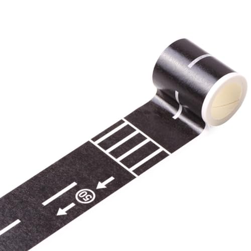 2 Rollen Washi Tape, Eisenbahn Straßenband, Verkehr Washi Klebeband Dekorative, Road Tape Wandtattoo, Mit Straßen Wandtattoo, Für Wanddekoration, Wohnzimmer, Schlafzimmer, Freizeitraum 2 Rollen Washi Tape, Eisenbahn Straßenband, Verkehr Washi Klebeband Dekorative, Road Tape Wandtattoo, Mit Straßen Wandtattoo, Für Wanddekoration, Wohnzimmer, Schlafzimmer, Freizeitraum von Holdes