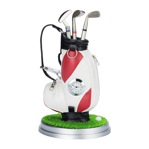 Golf-Stiftehalter, Aufbewahrung für Club-Stifthalter | Golftasche für Büro, tragbar, Stifthalter für Stifte, Druckknöpfe, Radiergummi, Schlüssel Golf-Stiftehalter, Aufbewahrung für Club-Stifthalter | Golftasche für Büro, tragbar, Stifthalter für Stifte, Druckknöpfe, Radiergummi, Schlüssel von Holdes