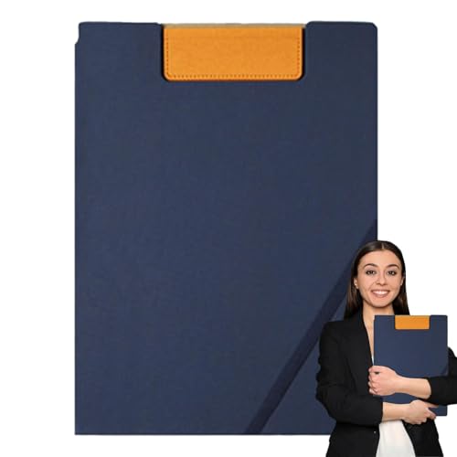 Holdes A4 Briefbeschwerer, magnetischer Briefbeschwerer aus Leder, A4, A4-Ordner für Krankenpflege, Organizer für Notizblock, Zeichenblock, Schreibbrett von Holdes
