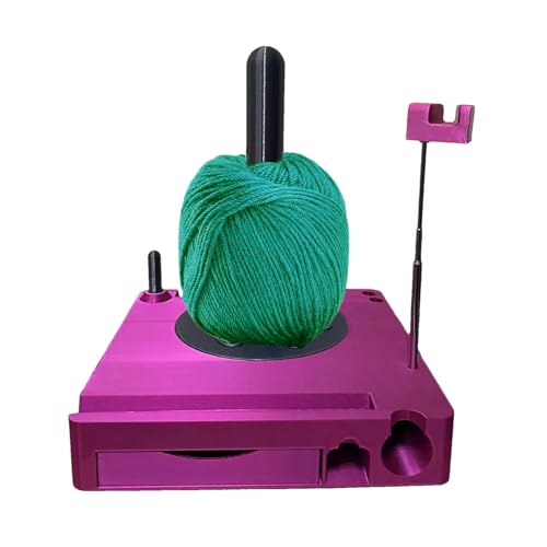 Holdes Drehbarer Fadenträger für Spule, Spulenbox, Strickfadenhalter, leicht zu lösen, Aufbewahrung für Häkelzubehör, tragbar, für Frauen und Frauen von Holdes