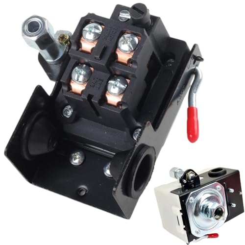 Holdes Druckschalter für Luftkompressor, Druckschalter für Luftkompressor, Druckkontrolle der Pumpe des Luftkompressors, manuelles Zubehör für Luftkompressor, Druckkontrolle Holdes Druckschalter für Luftkompressor, Druckschalter für Luftkompressor, Druckkontrolle der Pumpe des Luftkompressors, manuelles Zubehör für Luftkompressor, Druckkontrolle von Holdes