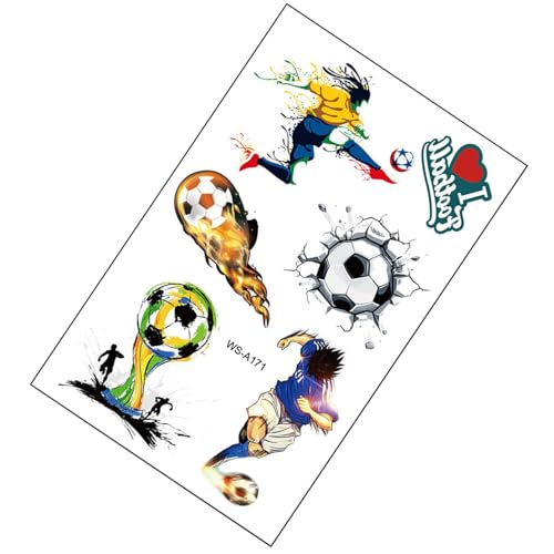 Holdes Fußball-Wasserflaschen-Aufkleber, Sport-Aufkleber für Fußball-Abziehbilder, Fußballteam-Aufkleber, 10 Stück, Aufkleber für Holdes Fußball-Wasserflaschen-Aufkleber, Sport-Aufkleber für Fußball-Abziehbilder, Fußballteam-Aufkleber, 10 Stück, Aufkleber für von Holdes