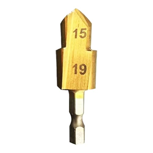 Holdes Gegenspülenbohrer, Senkbohrer, Kegelbohrer zum Fräsen, Schnellwechsel-Bit mit Sechskantschaft, effizientes Reibahlen-Werkzeug für PPR-Wasserleitungen Holdes Gegenspülenbohrer, Senkbohrer, Kegelbohrer zum Fräsen, Schnellwechsel-Bit mit Sechskantschaft, effizientes Reibahlen-Werkzeug für PPR-Wasserleitungen von Holdes