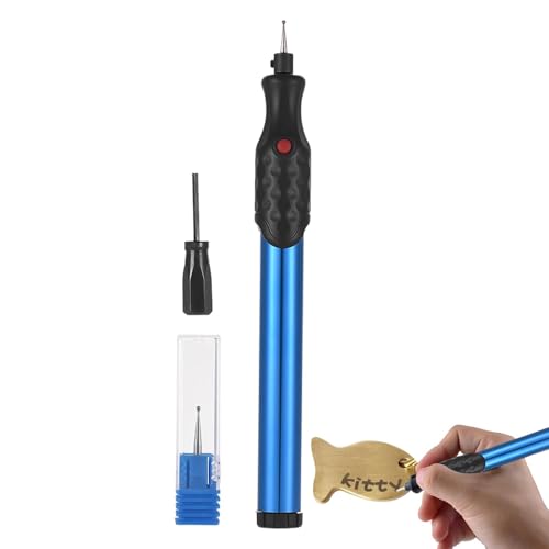 Holdes Gravierstift aus Metall, elektrischer Gravurstift für Holz – elektrischer kabelloser Gravurstift für Metall, schnitzen, schnitzen, für Steinholz, kleines Mahlwerk für Anfänger Holdes Gravierstift aus Metall, elektrischer Gravurstift für Holz – elektrischer kabelloser Gravurstift für Metall, schnitzen, schnitzen, für Steinholz, kleines Mahlwerk für Anfänger von Holdes