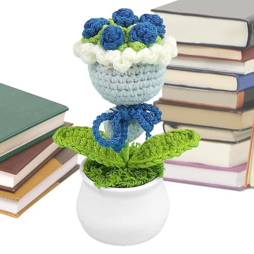 Holdes Häkelblume, gehäkelte Blumen – Häkel-Blumen, für Büro, Topf, Häkeln, bunt, für Frauen, Armaturenbrett, Auto, Büro, Zuhause, Muttertag Holdes Häkelblume, gehäkelte Blumen – Häkel-Blumen, für Büro, Topf, Häkeln, bunt, für Frauen, Armaturenbrett, Auto, Büro, Zuhause, Muttertag von Holdes