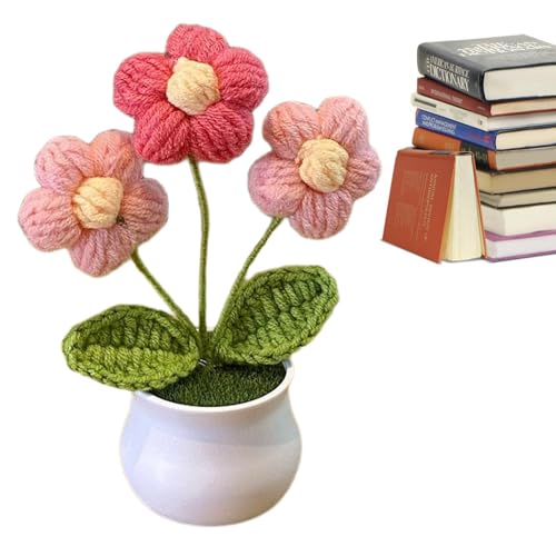 Holdes Häkelblumen | Dekorative Häkelpflanze Topfpflanze Häkeln | Realistische Häkelpflanze von , Strickblume Topfpflanze für Zuhause, Freunde, Desktop Holdes Häkelblumen | Dekorative Häkelpflanze Topfpflanze Häkeln | Realistische Häkelpflanze von , Strickblume Topfpflanze für Zuhause, Freunde, Desktop von Holdes
