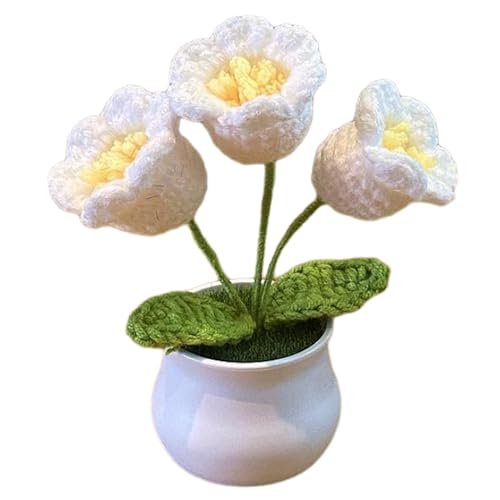 Holdes Häkelblumen | Dekorative Häkelpflanze Topfpflanze Häkeln - Realistische Häkelpflanze von , Strickblume Topfpflanze für Zuhause, Freunde, Desktop Holdes Häkelblumen | Dekorative Häkelpflanze Topfpflanze Häkeln - Realistische Häkelpflanze von , Strickblume Topfpflanze für Zuhause, Freunde, Desktop von Holdes