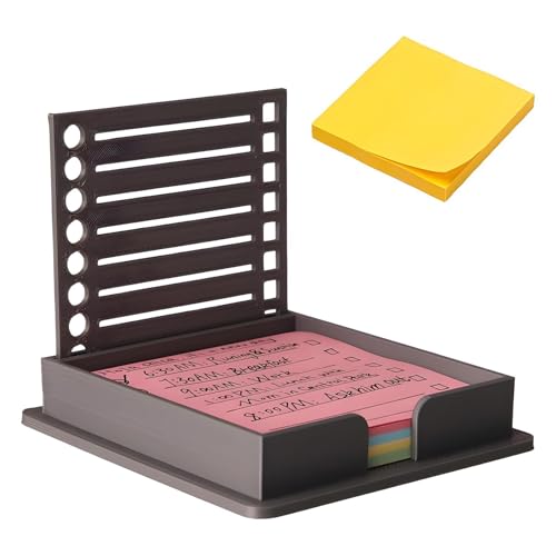 Holdes Haftnotizspender, Haftnotizen-Organizer, tragbarer Notizblock für Desktop, kompakte Aufbewahrungsbox für Haftnotizen Holdes Haftnotizspender, Haftnotizen-Organizer, tragbarer Notizblock für Desktop, kompakte Aufbewahrungsbox für Haftnotizen von Holdes