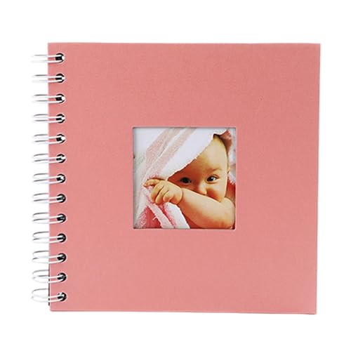 Holdes Hardcover Scrapbook Fotoalbum, Bilderbuch für Fotos, Gedenkenalbum aus Leinen mit 40 Seiten, Einband Album, handgefertigtes Fotobuch für 3x3 Zoll Fotos von Holdes