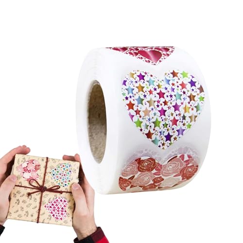 Holdes Herzaufkleber für 500 Stück Herzaufkleber | vielseitige Aufkleber in Herzform, selbstklebendes Etikett, innovative dekorative Etiketten, Etiketten aus Holdes Herzaufkleber für 500 Stück Herzaufkleber | vielseitige Aufkleber in Herzform, selbstklebendes Etikett, innovative dekorative Etiketten, Etiketten aus von Holdes