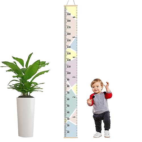 Holdes Kinder-Messtabelle für Wand, Höhen-Wachstumstabelle – Höhenlineal, Cartoon-Design, Aufzeichnung des Wachstums und Höhenmessung für Kinder und Kinder von Holdes