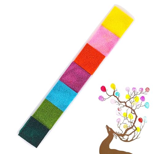 Holdes Kleine Stempelkissen aus Gummi | Bunte Stempelkissen für Basteln – Regenbogen-Stempelkissen für die Herstellung von Karten, Briefen von Scrapbook, Tagebuchalbum Holdes Kleine Stempelkissen aus Gummi | Bunte Stempelkissen für Basteln – Regenbogen-Stempelkissen für die Herstellung von Karten, Briefen von Scrapbook, Tagebuchalbum von Holdes