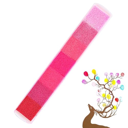 Holdes Kleine Stempelkissen aus Gummi | Bunte Stempelkissen für Basteln – mehrfarbige Stempelkissen mit langem Band, für Kartenherstellung, Scrapbooking, Malerei Holdes Kleine Stempelkissen aus Gummi | Bunte Stempelkissen für Basteln – mehrfarbige Stempelkissen mit langem Band, für Kartenherstellung, Scrapbooking, Malerei von Holdes