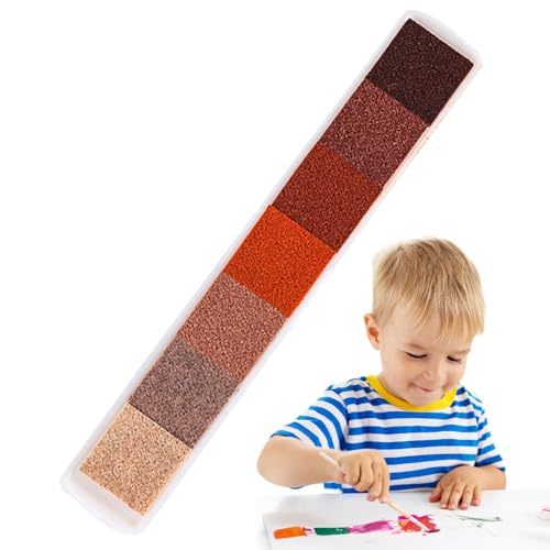 Holdes Kleine Stempelkissen aus Gummi – Stempelkissen 7 Farben für Stempel | sicher und harmlos für Stempel Basteln Papier Holz von Holdes