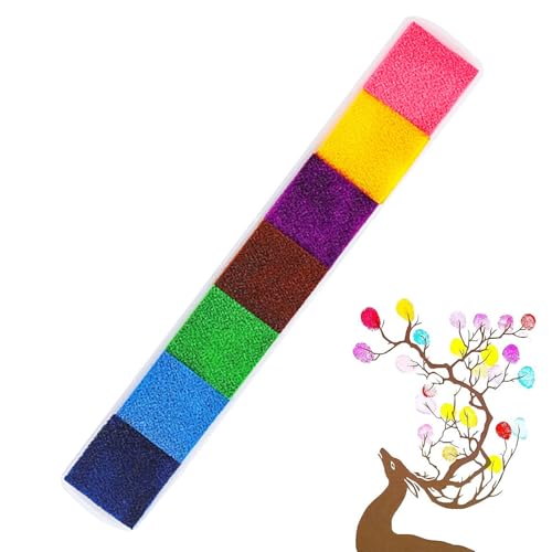 Holdes Kleine Stempelkissen aus Gummi – mehrfarbiges Stempelkissen, waschbar, sicher und harmlos, Geschenk zum Geburtstag oder Weihnachten Holdes Kleine Stempelkissen aus Gummi – mehrfarbiges Stempelkissen, waschbar, sicher und harmlos, Geschenk zum Geburtstag oder Weihnachten von Holdes