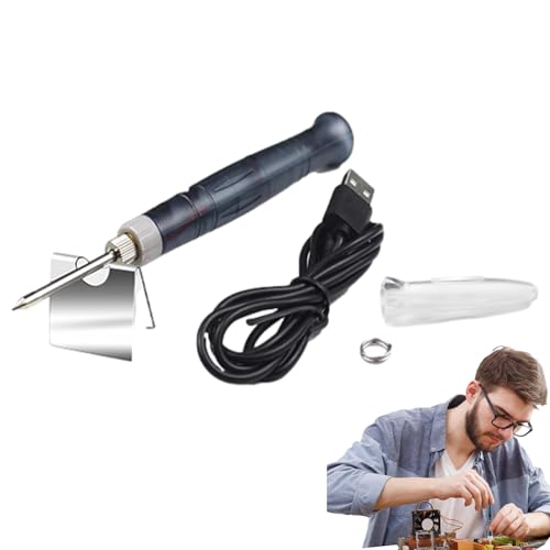 Holdes Lötkolben-Set, elektrischer Lötkolben für Schmuck | Lötkolben 5 V 8 W für Elektronik, Reparaturwerkzeug für Metall aus Eisen USB von Holdes