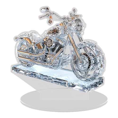 Holdes Motorrad-Tischdekoration, einzigartige Tischdekoration, Motorrad-Tischdekoration für zu Hause | transparente Tischdekoration aus Acryl von Holdes