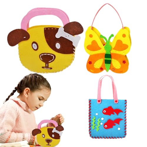 Holdes Nähtaschen-Set für Nähtaschen, Handtasche, Handtasche, Handtasche, Nähset für einfache und lustige Näharbeiten, lustiges Handwerk Holdes Nähtaschen-Set für Nähtaschen, Handtasche, Handtasche, Handtasche, Nähset für einfache und lustige Näharbeiten, lustiges Handwerk von Holdes