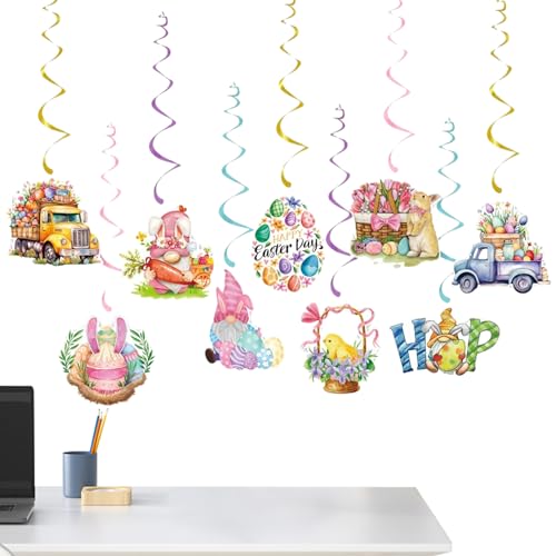 Holdes Osterbaumschmuck, Osterspiralen Ornament | Wirbel Dekorationen für Ostern und Themendekoration, Frühlingsdekorationen für Zuhause von Holdes