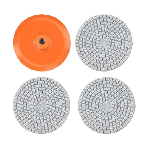 Holdes Quarz-Polierset, Schleifpads, Marmor-Polier-Pad-Set, Quarz-Polierpad, Granit-Arbeitsplatten-Politur, Körnungspads, Steinpolierset von Holdes