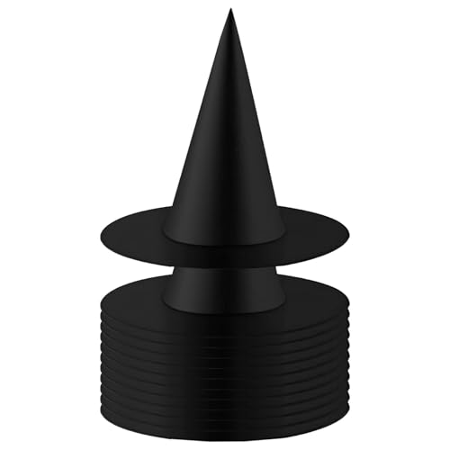 Holdes Schwarze Hexenhüte - Frauen Cosplay Hexenhut | Cosplay Kostüm Halloween Dekorationen für Halloween Partys Holdes Schwarze Hexenhüte - Frauen Cosplay Hexenhut | Cosplay Kostüm Halloween Dekorationen für Halloween Partys von Holdes