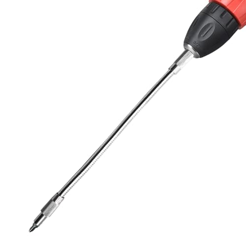 Holdes Sechskant-Bithalter, Verlängerung für Metallbohrer | Universal-Erweiterung für Schlagbohrer-Bits mit flexibler Welle, 29,5 cm (11,8 Zoll), für Schraubendreher von Holdes