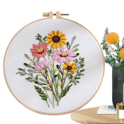 Holdes Stickerei-Sets für Erwachsene, Anfänger-Stickerei-Set, Handarbeit, Bastelsets mit Motiv und Anleitung | Handgefertigte tragbare Bastelsets für Experten, Holdes Stickerei-Sets für Erwachsene, Anfänger-Stickerei-Set, Handarbeit, Bastelsets mit Motiv und Anleitung | Handgefertigte tragbare Bastelsets für Experten, von Holdes