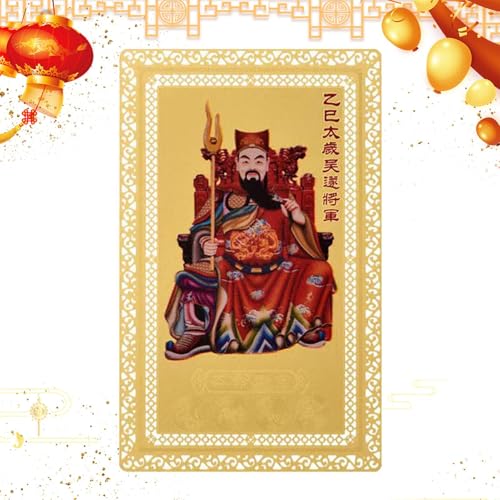 Holdes Tai Sui Karten 2025, Tai Sui Karte, Dekoration Viel Glück | Sammelkarte des Jahres der Schlange, Harmonie Studio Dekor für chinesisches Mondjahr Holdes Tai Sui Karten 2025, Tai Sui Karte, Dekoration Viel Glück | Sammelkarte des Jahres der Schlange, Harmonie Studio Dekor für chinesisches Mondjahr von Holdes