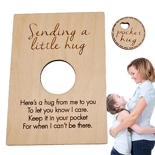 Holdes Tasche | Buchstaben Hug aus Holz, wiederverwendbar, graviert, kleine Andenkkarte, Umarmungskarte, Tasche für Geburtstag, Urlaubsgeschenk Holdes Tasche | Buchstaben Hug aus Holz, wiederverwendbar, graviert, kleine Andenkkarte, Umarmungskarte, Tasche für Geburtstag, Urlaubsgeschenk von Holdes