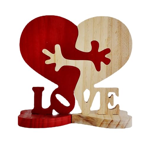 Holdes Tischdekoration in Herzform – Ornament in Herzform aus Holz – Tischdekoration für Valentinstag, Tischdekoration Holdes Tischdekoration in Herzform – Ornament in Herzform aus Holz – Tischdekoration für Valentinstag, Tischdekoration von Holdes