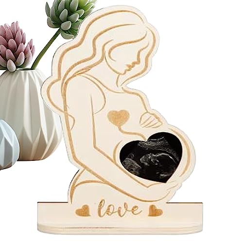 Holdes Ultraschall-Rahmen, Sonogramm-Erinnerungsrahmen, Schwangerschaftsanzeige, Sonogramm-Bilderrahmen, Geschenk zur Geburt für Schwangere von Holdes