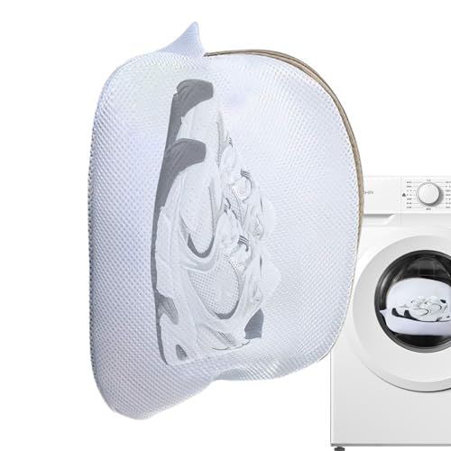 Holdes Wäschesack für Schuhe aus Netzstoff, zum Waschen von Schuhen, mit Reißverschluss, Netz-Wäschesack für Turnschuhe, Laufschuhe, Socken von Holdes