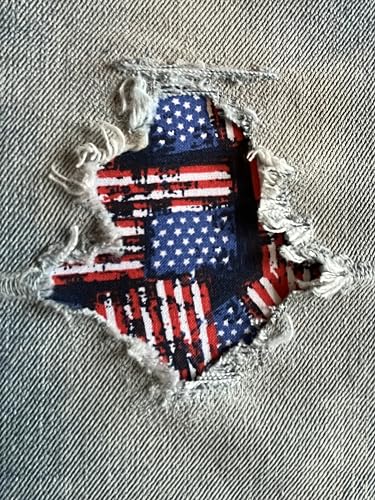 Patriotischer Americana-Stoff Peek-A-Boo Bügelbilder, Aufnäher Patches, Bügelpatch von HoleyPatches in verschiedenen Stilen/Größen Patriotischer Americana-Stoff Peek-A-Boo Bügelbilder, Aufnäher Patches, Bügelpatch von HoleyPatches in verschiedenen Stilen/Größen von HoleyPatches