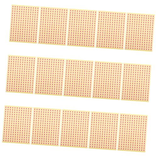 15Blätter Klebeetiketten Erinnerungsaufkleber für Täglichen Gebrauch Runde Selbstklebende Aufkleber für Fabriken Lager und Einfache Anwendung Stark von Holibanna