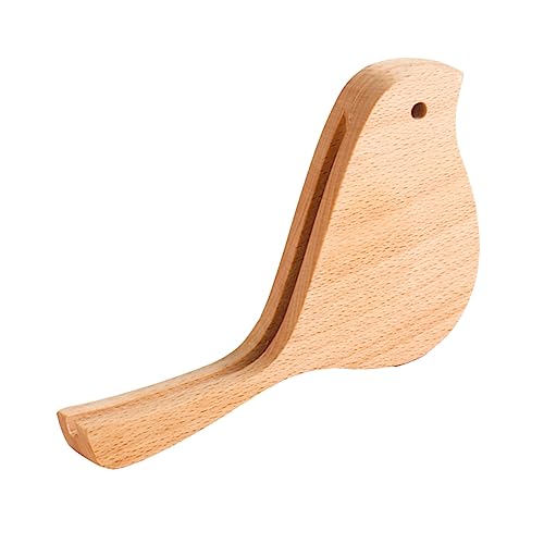1Stück Holz Kalender Halter Kreativer Postkartenhalter im Design Stabiler Schreibtisch Kalenderständer aus Massivem Buchenholz für Nachrichten und Notizen von Holibanna