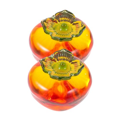 2 Stück Persimmon Dekoration Delikates Handwerksstück für Tragbar und Pflegeleicht Perfektes Accessoire für Zuhause oder Fotorequisite 2 Stück Persimmon Dekoration Delikates Handwerksstück für Tragbar und Pflegeleicht Perfektes Accessoire für Zuhause oder Fotorequisite von Holibanna