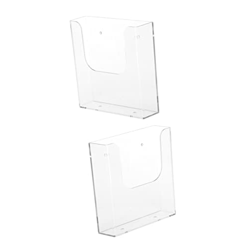 2Stücke Wandmontierter Zeitschriftenständer Transparente Dokumentenablage für Büro Design für Effiziente Organisation von Broschüren und Unterlagen 2Stücke Wandmontierter Zeitschriftenständer Transparente Dokumentenablage für Büro Design für Effiziente Organisation von Broschüren und Unterlagen von Holibanna