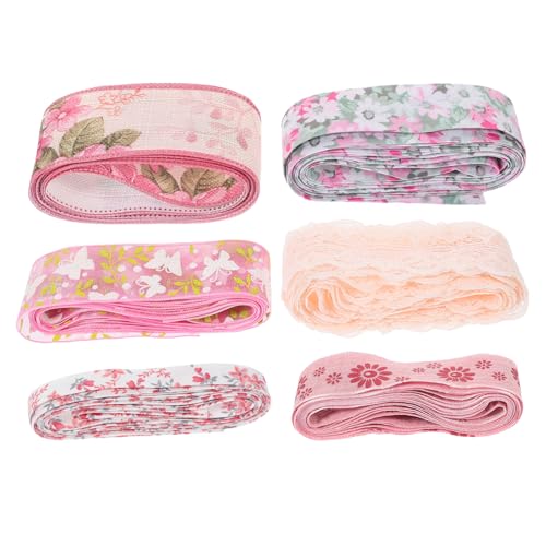 6 Rollen Dekoratives Blumenschnurband À Vielseitiges Geschenkband für Verpackungen Bastelprojekte und Dekorationen von Holibanna