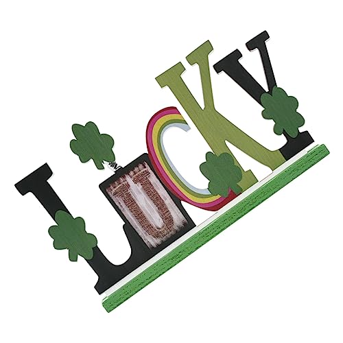 Hölzerne Ornamente Dekorationen St Patricks Day Dekoration Dekorationen St. Patrick's Day Holzschild Glück Holzschild Valentinstag Tischdekoration Holz Grün Hölzerne Ornamente Dekorationen St Patricks Day Dekoration Dekorationen St. Patrick's Day Holzschild Glück Holzschild Valentinstag Tischdekoration Holz Grün von Holibanna