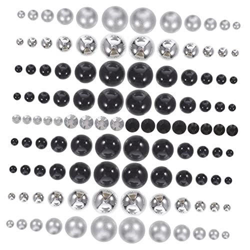 Holibanna 1 Nagelpflaster Halbrunde Perlen Für Nägel Nagel Strasssteine ​​Nagelperlen Handyhülle Nagelaufkleber Für Nagelkunst Haushalt Nageldekor Dekorativer Nagelanhänger Schwarzes Harz von Holibanna